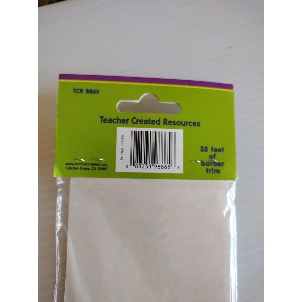 Teacher Created Resources Black And White Polka Dots Border 35 Feet Border Trim